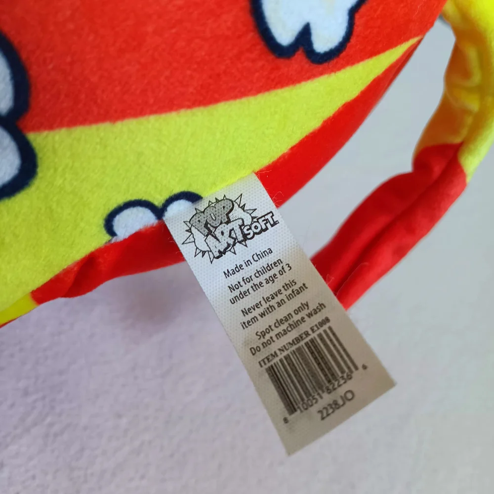 Pop Art Soft Mammouth-Cornelius The Ultra Soft Bean Filled Popcorn Themed Plush